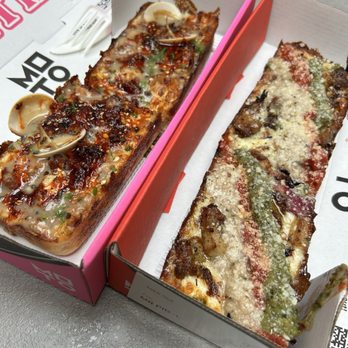 MOTO Pizza - Clam pizza and Mr. Pig - Pizza Near Me - Bellevue, Washington MOTO Pizza - Clam pizza and Mr. Pig - Pizza Near Me - Bellevue, Washington