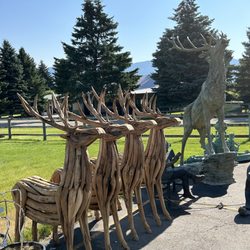 Bigfork Antiques at THE BARN - Driftwood Deers!!!