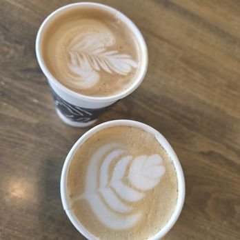 Cook Street Coffee - Caramel vanilla latte and mocha latte - Coffee & Tea Near Me - Barrington, Illinois