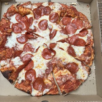 Poor Richards Pizza - Large pepperoni pizza. - Pizza Near Me - Hanford, California Poor Richards Pizza - Large pepperoni pizza. - Pizza Near Me - Hanford, California