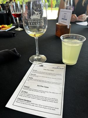 Menu photo 4 Cedar Lake Cellars Wright City, MO