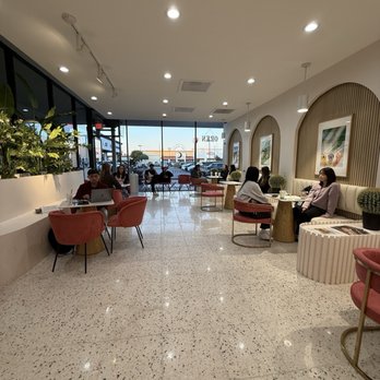 The Moon Coffee - Decor and seating - Bubble Tea Near Me - Costa Mesa, California