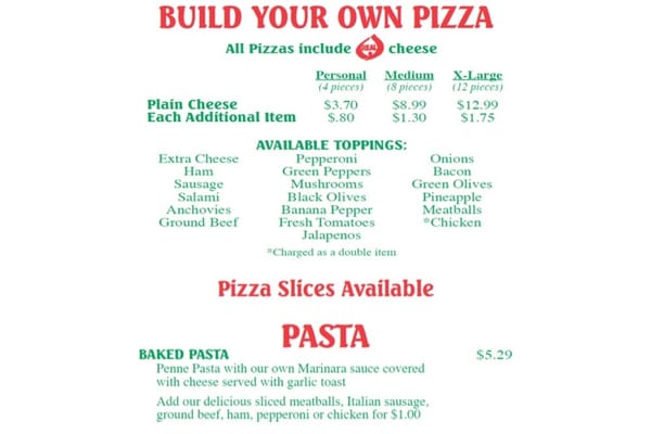Menu photo 4 Mancinos Pizzas and Grinders Port Huron, MI