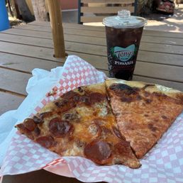 1 Pepperoni & Sausage Slice and 1 Cheese Slice 1 Pepperoni & Sausage Slice and 1 Cheese Slice