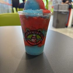 Jeremiah's Italian Ice - Blue razz and cherry Italian ice