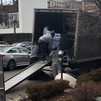 Abe Lincoln Movers - Loading the truck in freezing weather. - Movers Near Me - Denver, Colorado