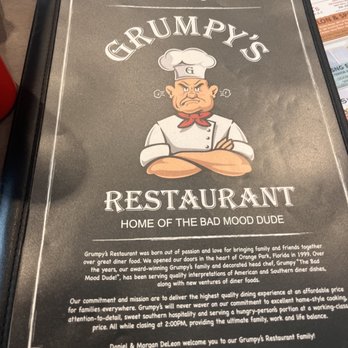 Grumpy's Restaurant - Grumpy's Menu - Breakfast & Brunch Near Me - St. Johns, Florida Grumpy's Restaurant - Grumpy's Menu - Breakfast & Brunch Near Me - St. Johns, Florida