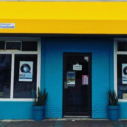 High Tides Music - Look for the bright teal building with a yellow awning when driving down King St.