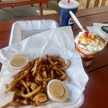 Dave's Last Stand - Large onion straws - Fast Food Near Me - Pinedale, Wyoming