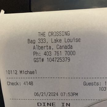 The Crossing Cafeteria - American Near Me - Lake Louise, Alberta