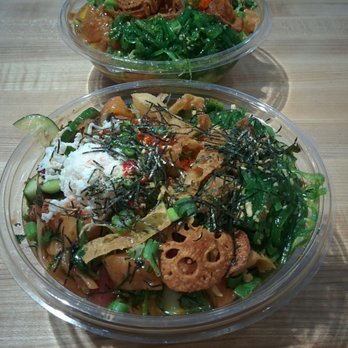 Pokeworks - Large poke bowl, filled to the brim - Hawaiian Near Me - Dallas, Texas Pokeworks - Large poke bowl, filled to the brim - Hawaiian Near Me - Dallas, Texas