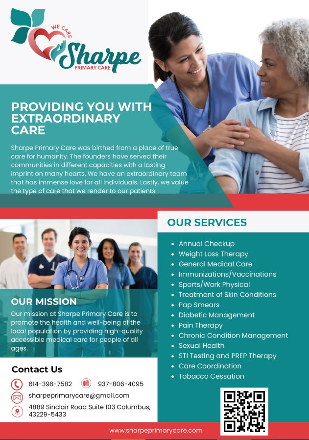 SHARPE PRIMARY CARE 4889 Sinclair Rd, Columbus, Ohio Family