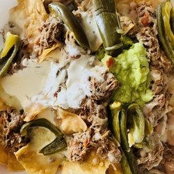 El Taco Rico - Nachos with Meat (beef)!