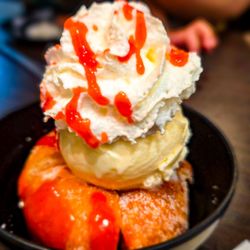 Island Sushi & Grill - Maladadas with ice cream