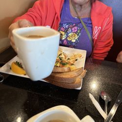 Keke's Breakfast Cafe - Sis with Greek omelette