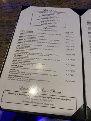 Menu photo 7 Knolls Laguna Niguel, CA
