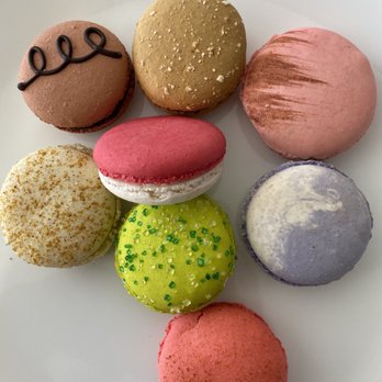 Bon Macaron Patisserie - Whiskey dark chocolate, S'mores, strawberry balsamic, taro blueberry, ketchup chip, margarita, curry coconut and maple bacon. - Bakeries Near Me - Vancouver, British Columbia Bon Macaron Patisserie - Whiskey dark chocolate, S'mores, strawberry balsamic, taro blueberry, ketchup chip, margarita, curry coconut and maple bacon. - Bakeries Near Me - Vancouver, British Columbia