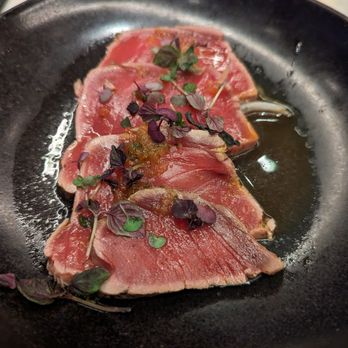 Spago - Baja Blue Fin Tuna Tataki - New American Near Me - Las Vegas, Nevada Spago - Baja Blue Fin Tuna Tataki - New American Near Me - Las Vegas, Nevada