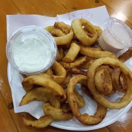 Very good rings with perfect coating to onion ratio.