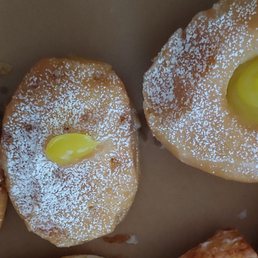 The lemon filled seem to shrinking before our eyes.
