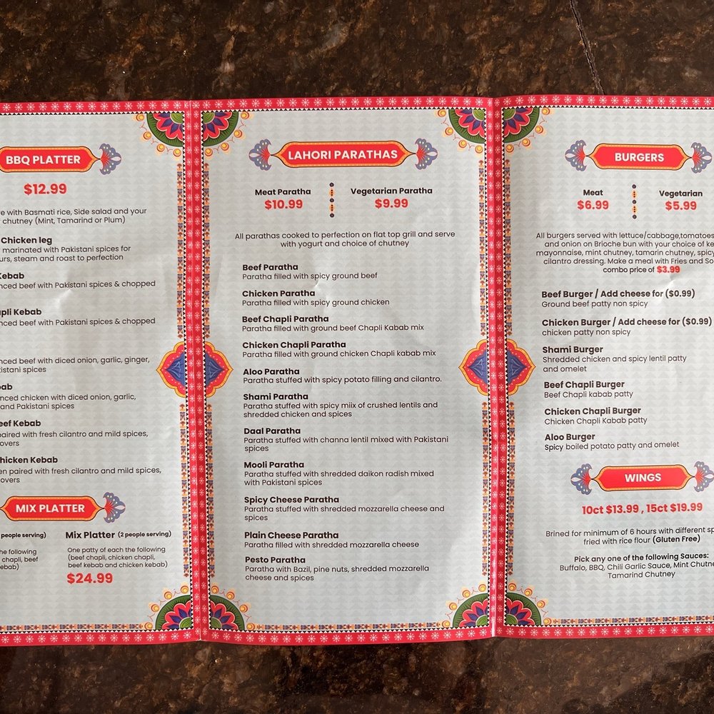 Shan Grills - Menu - Pakistani Near Me - Wylie, Texas Shan Grills - Menu - Pakistani Near Me - Wylie, Texas