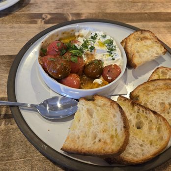 Moxies Richmond Restaurant - Roasted Tomatoes & Whipped Feta!!! A MUST!!! - Steakhouses Near Me - Richmond, British Columbia