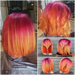 The Cutting Edge Hair and Wellness Salon - Inspo pic and result