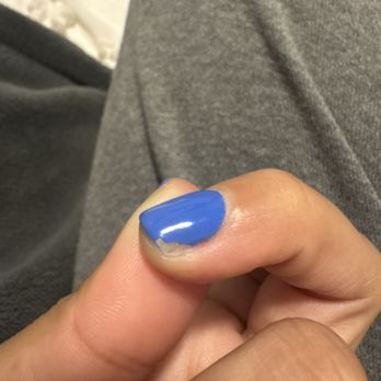 Bliss Nails - I went to get my nails done this morning and now they are so messed up and peeling for no reason. - Nail Salons Near Me - Alhambra, California