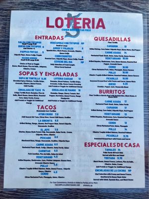 Menu photo 4 Loteria Asbury Park, NJ Menu photo 4 Loteria Asbury Park, NJ