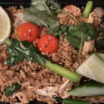 Baan Siam - Chinese Broccoli Stir-Fried Rice with Pork - Thai Near Me - Washington, DC, District of Columbia