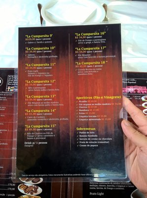 Menu photo 6 La Parrilla Argentina São Paulo, SP