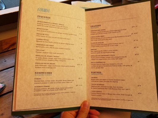 Menu photo 8 Tocador Vancouver, BC Menu photo 8 Tocador Vancouver, BC