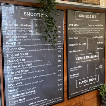 Eagle Hill Cafe - Smoothie and coffee menu - Coffee & Tea Near Me - Boston, Massachusetts