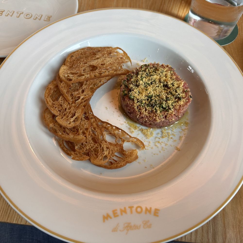 Mentone - Beef tartare - Italian Near Me - Aptos, California