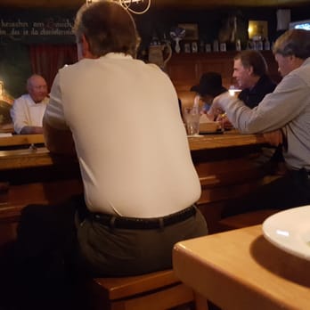 Gerhard's Cafe - The bar area full or regulars. - Austrian Near Me - Spartanburg, South Carolina