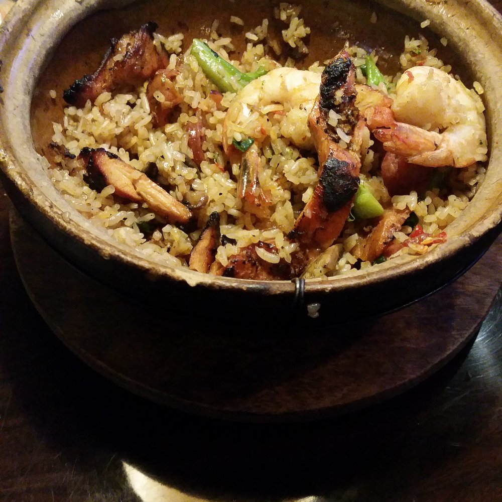 Basil Leaf Vietnamese Restaurant - Number 50 on the menu: combination claypot fried rice with medium spice. One of my favorite dishes in ABQ - Vietnamese Near Me - Albuquerque, New Mexico Basil Leaf Vietnamese Restaurant - Number 50 on the menu: combination claypot fried rice with medium spice. One of my favorite dishes in ABQ - Vietnamese Near Me - Albuquerque, New Mexico