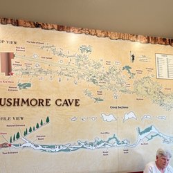 Rush Mountain Adventure Park - Map of underground cave system