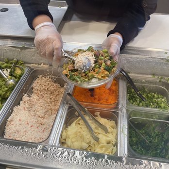 Pokeworks - Topping counter - Poke Near Me - Houston, Texas