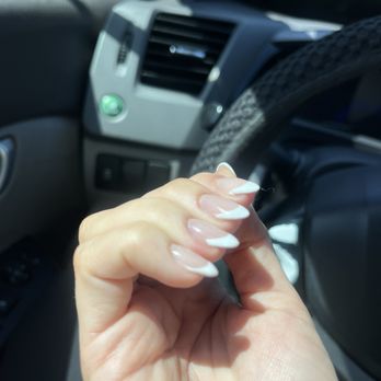 Nova Nail Spa - The floating, sloppy French tip - Nail Salons Near Me - San Diego, California Nova Nail Spa - The floating, sloppy French tip - Nail Salons Near Me - San Diego, California