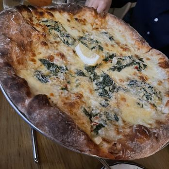 Grazie Nonna - spinach and artichoke pizza- mozzarella, and provolone - Italian Near Me - Washington, DC, District of Columbia
