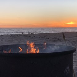 Thornhill Broome Beach State Park - Fire pits in each space