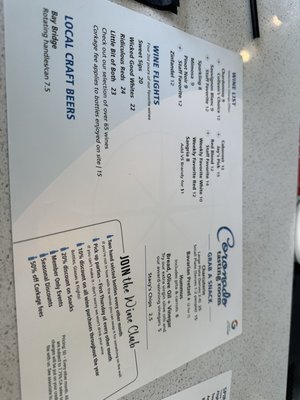 Menu photo 4 Coronado Tasting Room Coronado, CA