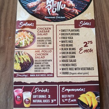 Mr Pollo - menu - Chicken Shop Near Me - Fort Mill, South Carolina