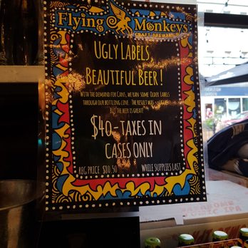 Flying Monkeys Craft Brewery - Discounted beer with ugly labels. - Breweries Near Me - Barrie, Ontario