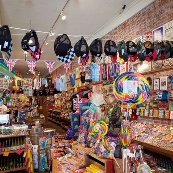 Rocket Fizz Ventura - a variety of items in a store - Candy Stores Near Me - Ventura, California