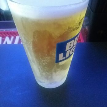 The Drinkery - Mystery beer. I think it's Busch Light - Dive Bars Near Me - Omaha, Nebraska