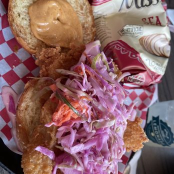 Bungalow Bar - Fish Sandwich - American Near Me - Seaside, New York Bungalow Bar - Fish Sandwich - American Near Me - Seaside, New York