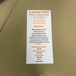 Menu Menu
