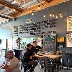 Alpha Acid Brewing - The main insides area