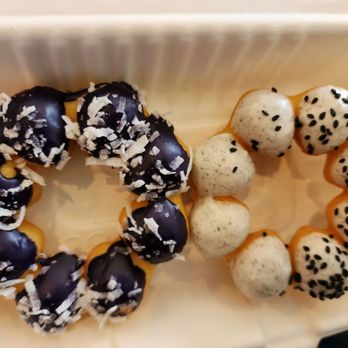 Cha Papi - Ube coconut and black sesame donuts - Donuts Near Me - West Hartford, Connecticut Cha Papi - Ube coconut and black sesame donuts - Donuts Near Me - West Hartford, Connecticut
